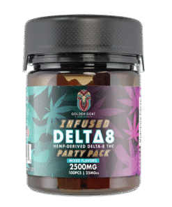 Infused Delta-8 Gummies, 2500mg – Party Pack – Mixed Flavors, 100ct