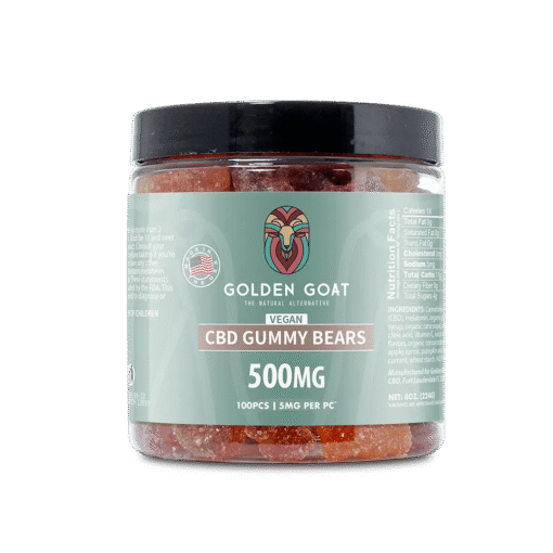 CBD Vegan Gummies 500MG - Clear Bears