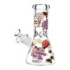Pulsar Eat Me Design Glass Beaker Water Pipe - 7.75" / 14mm F