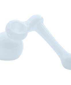 LA Pipes "Ivory Sidecar" Glass Sidecar Bubbler Pipe