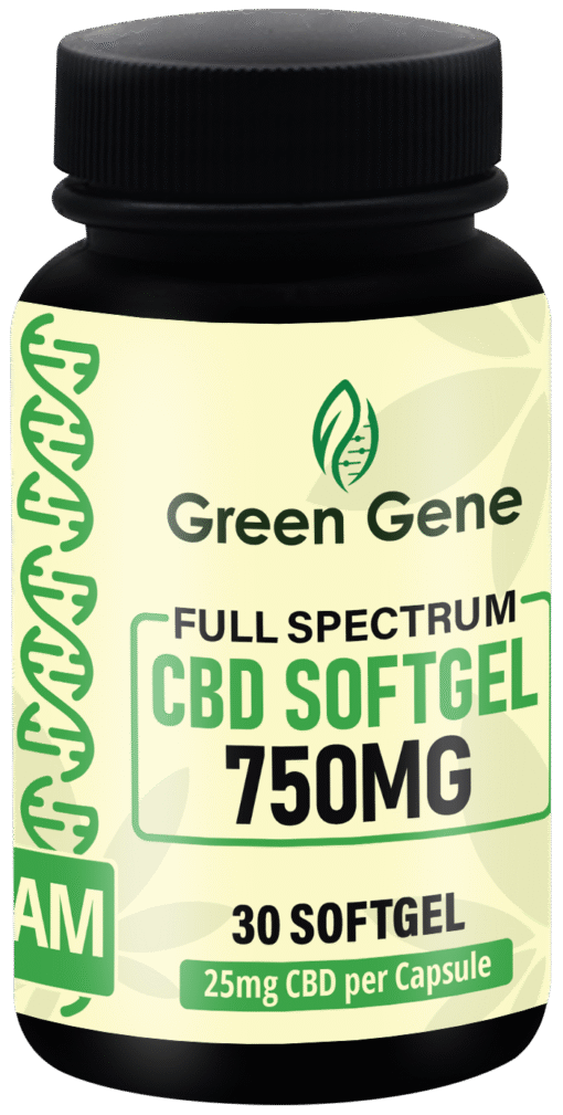 CBD Soft Gel Capsules - Full Spectrum Vitamins 750MG