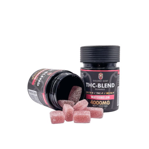 THC Blended 4000MG Infused Gummies Delta 8 / THC-P / Delta 9 - Watermelon