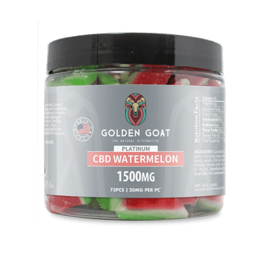 Platinum CBD Gummies 1500mg - Watermelon