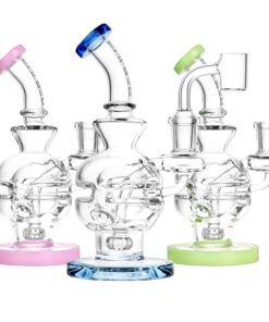 Pulsar Mini Egg Dab Rig - 7" / 14mm F / Colors Vary