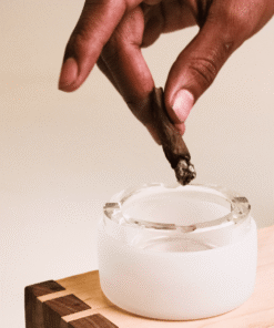 Smoke Honest Travel Glass Ashtray