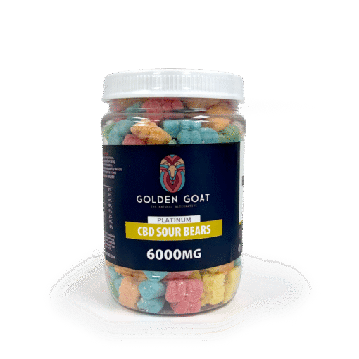 CBD Platinum Gummies - Sour Bears 6000MG