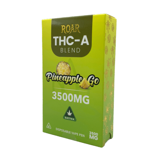 Roar THC-A Blend Disposable Vape 3500MG - Pineapple GO (Sativa)