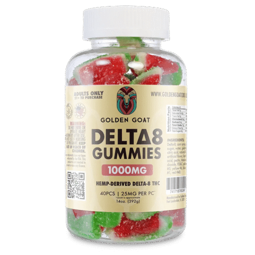 Delta 8 Gummies 1000mg - Watermelon Slices