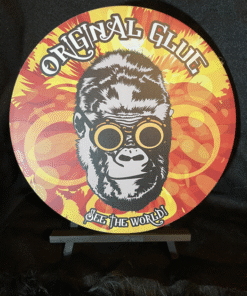 Gorilla Glue 4 Strain Art 12" x 12" Round Printed Aluminum Sign