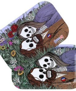Grateful Dead x Pulsar Rolling Tray & Lid Kit - Flower Couple / 11" x 7"