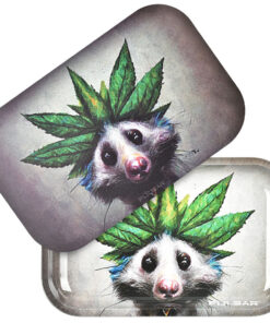 Pulsar Metal Rolling Tray w/ Lid - 11"x7"/Opotsum