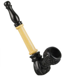 Multi Wood Carved Pipe | 5.5 Inch