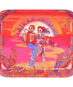 Grateful Dead x Pulsar Large Metal Rolling Tray - Sunset Dance / 13"x11"