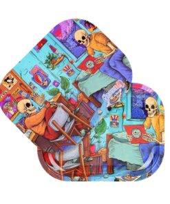 Grateful Dead x Pulsar Mini Rolling Tray & Lid Kit - Deadhead Dorm / 7"x5.5"