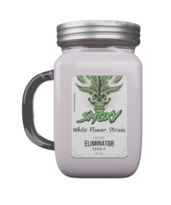 White Flower Strain Smoke Candle