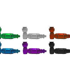 Aluminum Pipe w/ Lid -3"