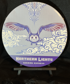 Northern Lights Strain Art 12"x12" Round Aluminum Sign