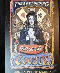 Girl Scout Cookie Strain Art 8" X !2" Printed Aluminum Sign