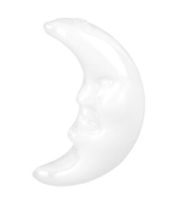 Crescent Moon Glass Hand Pipe - 4"
