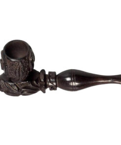 Carved Wood Hand Pipe