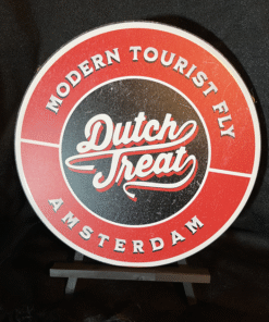 Dutch Treat Strain Art 12" x 12" Printed Round Aluminum Sign