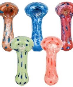 I'm Seeing Spots! Glass Spoon Pipe - 3.5" / Colors Vary