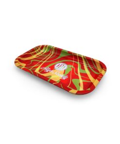 High Society | Medium Rolling Tray - Rasta