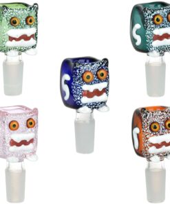 Robot Head Glass Herb Slide - 14mm M 5ct